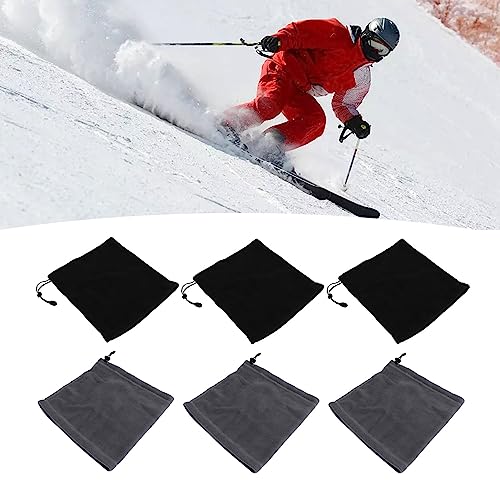 6 Peças De Pescoço De Esqui Mais Quente Polaina De Inverno Pescoço De Esqui Cachecol Térmico Pescoço