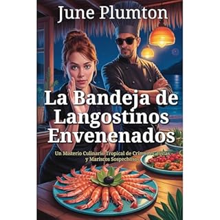 La Bandeja de Langostinos Envenenados Audiolibro Por June Plumton arte de portada
