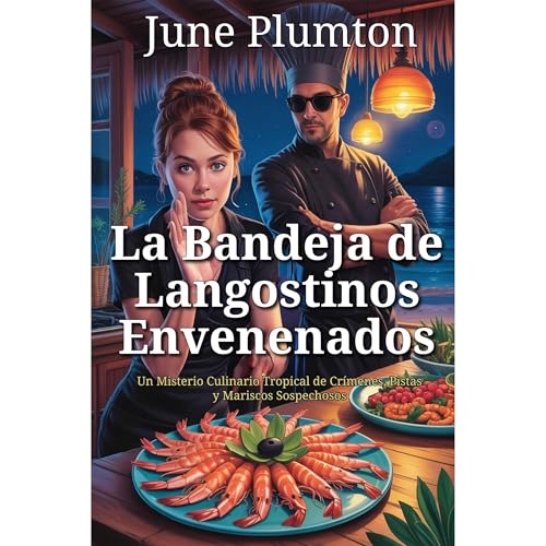 La Bandeja de Langostinos Envenenados Audiolibro Por June Plumton arte de portada