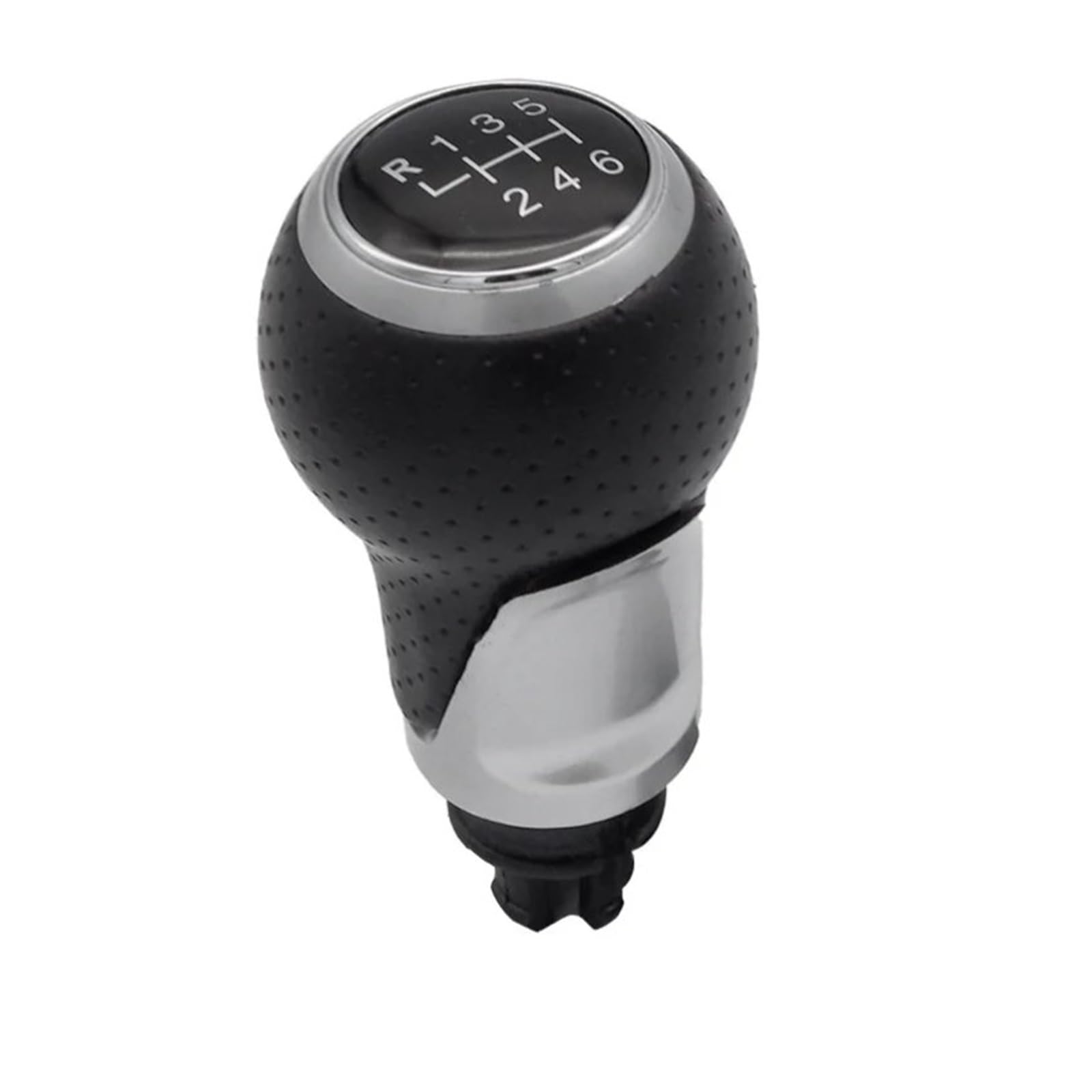 Jsyalmslw Sq-Black-040-6 Sporty Gear Shifter Knob For Skoda For Vw For A3 For A4 B6 B7 B8