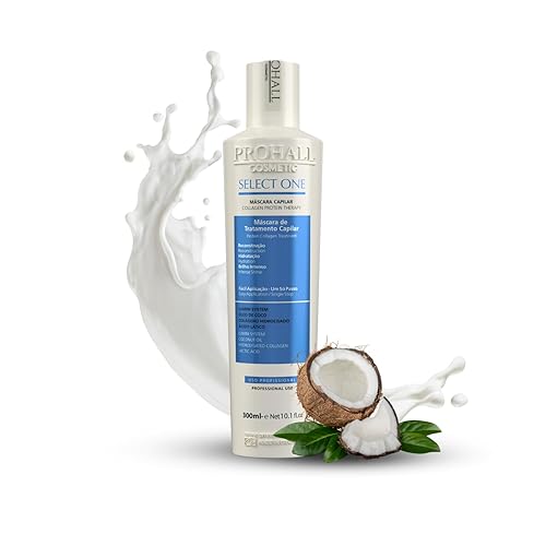 Prohall Cosmetic Select One - Tratamiento de queratina brasileña sin formaldehído para el cabello, tratamiento de alisado del cabello de salón -