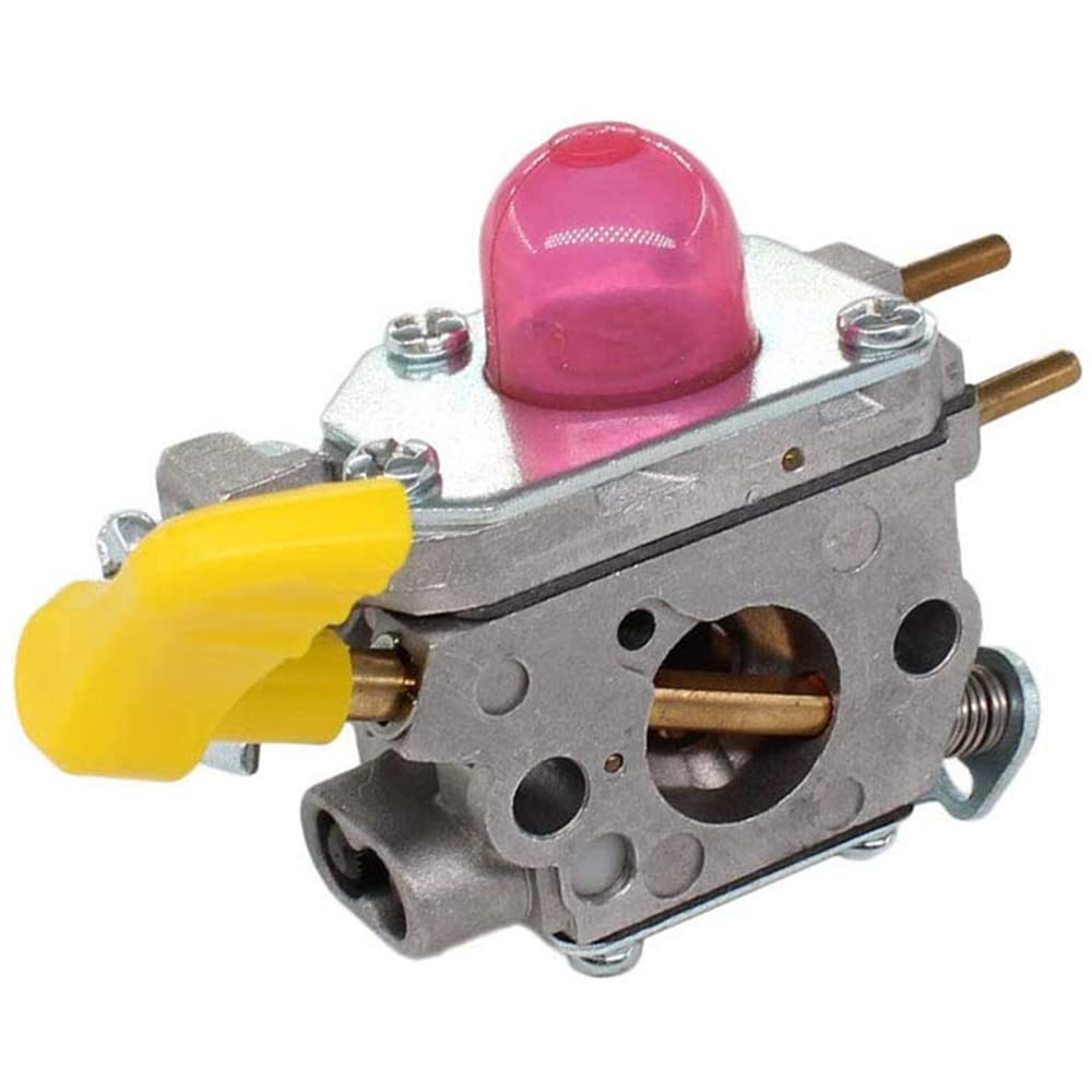 Accesorios Carburador 45180811 compatible con sopladoras de hojas Poulan BVM210VS SM210VS C1U-W45A Pro. Incluye filtro de línea de combustible y kit de cebador.(WHITE)