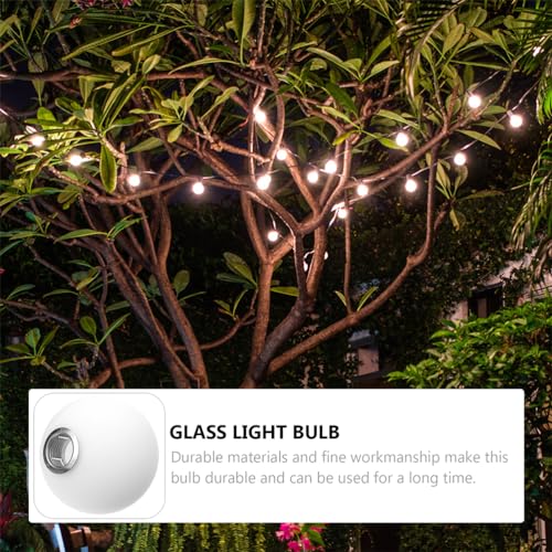 OSALADI 5Pcs Glass Globe Lampshade Replacement Decorative Ball Lampshade for Pendant Chandelier Glass Shade Cover for Living Room Bedroom and Cafe - Image 5