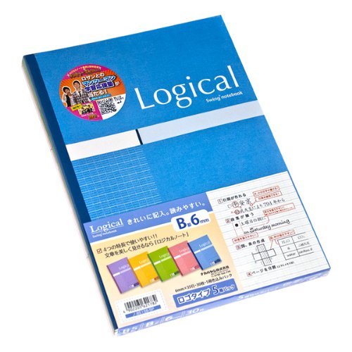 Amazon.co.jp: ナカバヤシ スイング・ロジカルノート「ロゴタイプ」/B