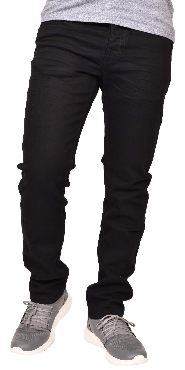 Crosshatch Men Jeans Buraca Black 36W X 34L