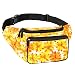 SoJourner Sunflower Floral Fanny Pack - Cute Packs for men, women festivals raves | Waist Bag Fashion Belt Bags