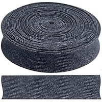 Bestewelry Ruban En Denim à Double Face De 9m De Long -9mm De Long - Ruban En Tissu Double Face Pour Jeans, Travaux Manuels, Pinces à Cheveux