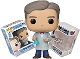 Funko Bill Nye The Science Guy (with Lab Coat and Bowtie) + Pop Protector: Pop! Science Retro Icons Vinyl Figure (Bundled with ToyBop Brand Box Protector Collector Case)