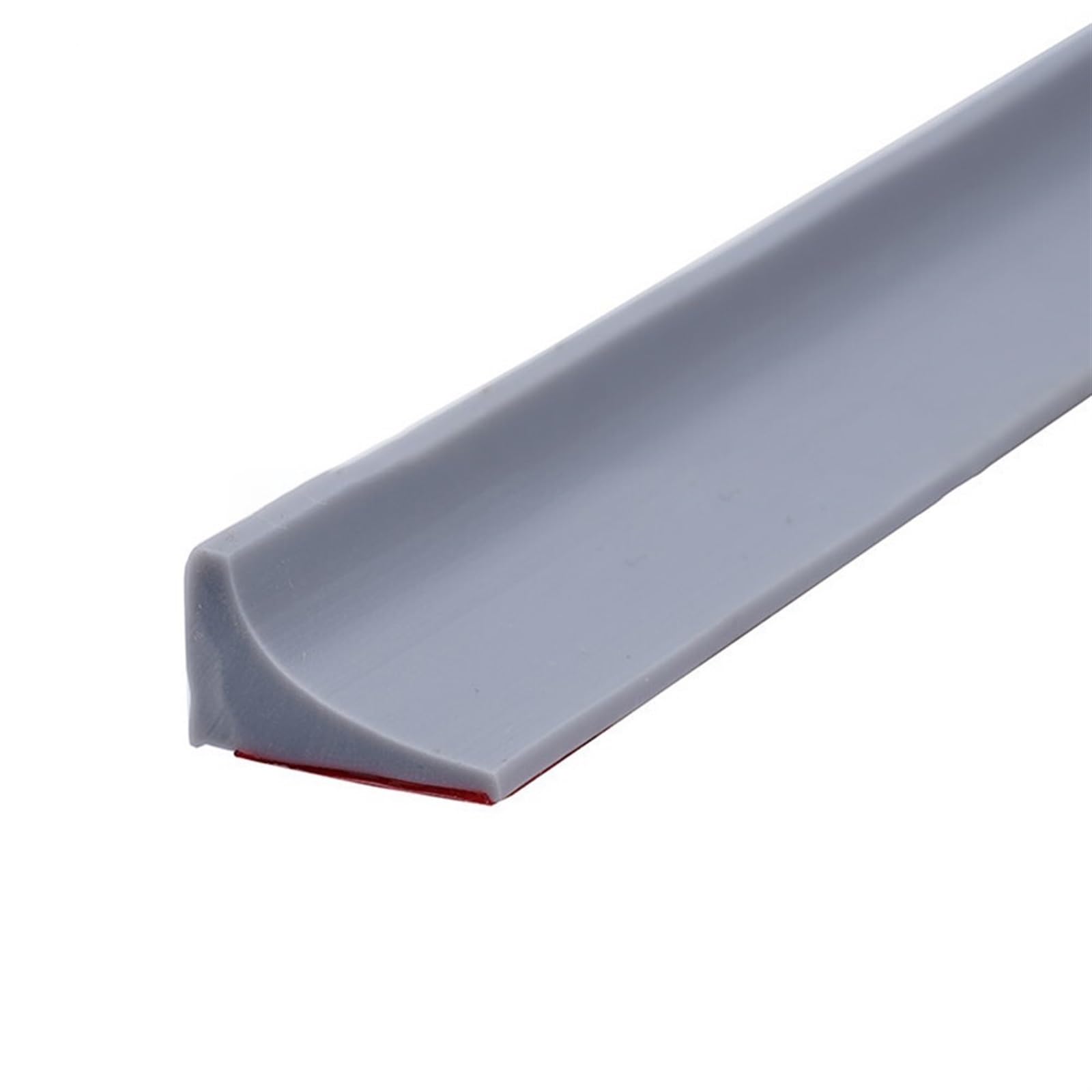 ITRHJTGP Wet Room Floor Barrier 2M Silicone Water Stopper Strip Bendable Kitchen Countertop Retaining Bathroom Shower Dam Flood Barrier Dry And Wet Separation for Bathroom Floor(Gray 50cm)