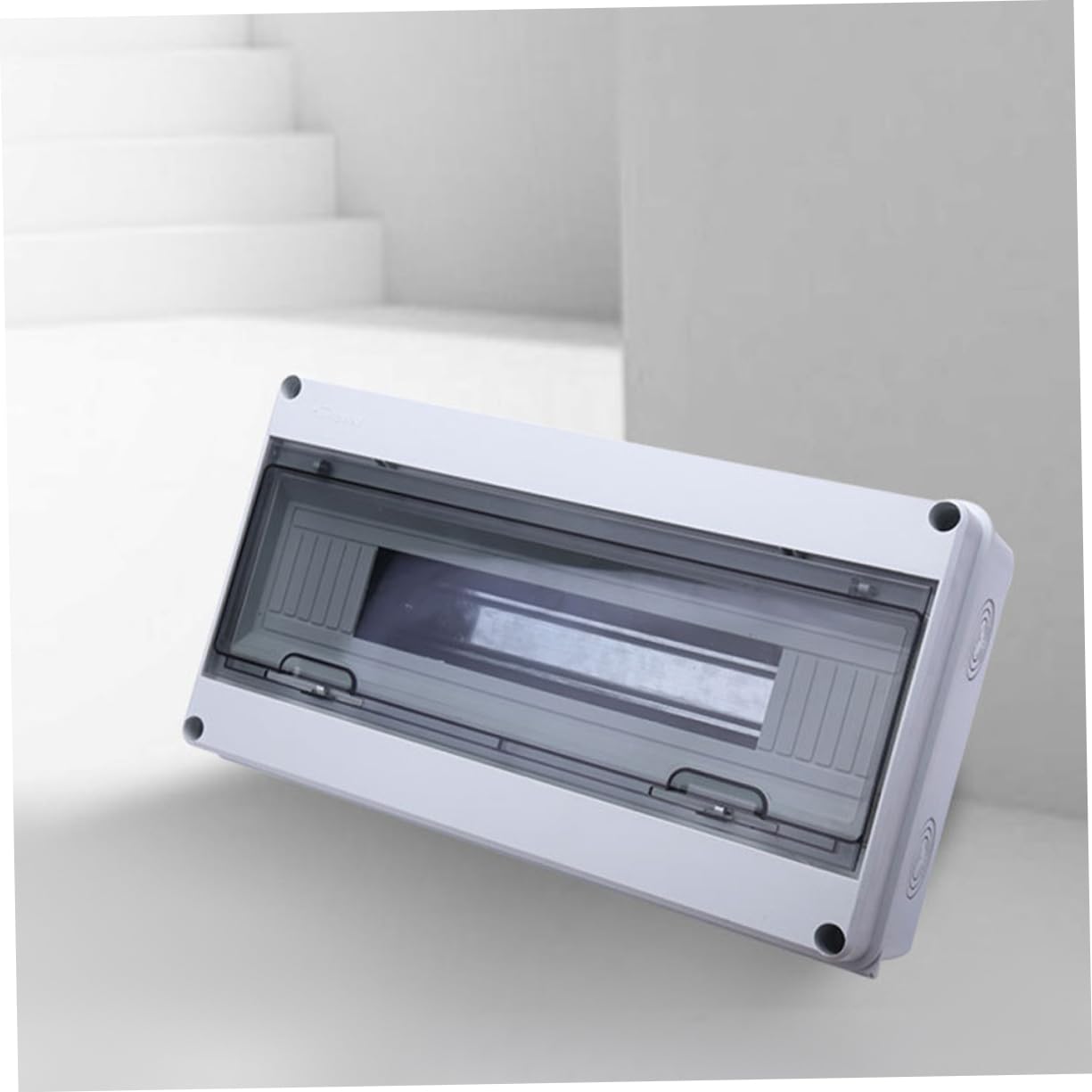 Caja de Distribución Eléctrica Abs Ht-18 de 18 Circuitos Ip65 | Montaje en Superficie, Protección contra Agua y Polvo, Diseño Elegante para Uso Exterior
