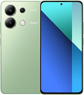 هاتف شاومي ريدمي نوت 13 ثنائي الشريحة، ذاكرة وصول عشوائي (RAM) سعة 6 جيجابايت | ذاكرة تخزين داخلية سعة 128 جيجابايت، شاشة 6.67 بوصة (4G) (أخضر نعناعي) | ضمان لمدة عام من الشركة المصنعة