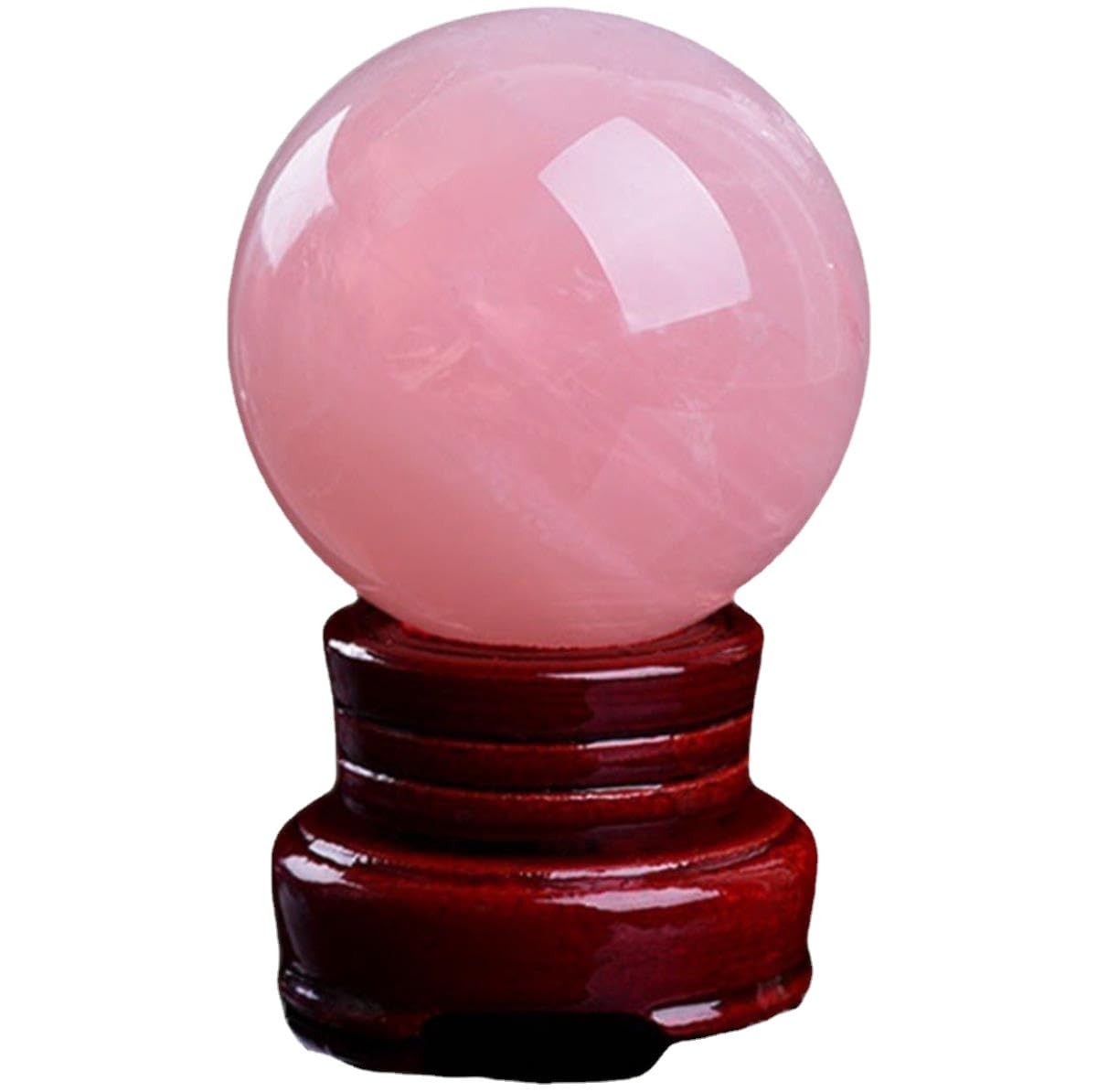 Kula z klejnotami, kryształowa kula, kryształowa kula ze stojakiem, kule do medytacji, akcesoria Feng Shui, kamienie bogactwa i kryształy, dekoracyjne kulki na stół, 7 cm