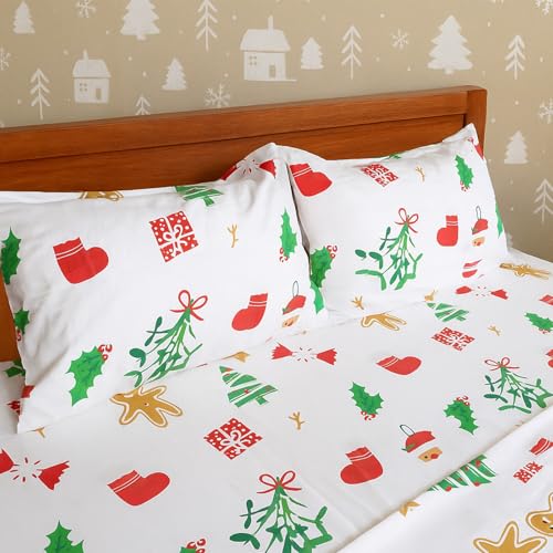 3 and 4-Piece HITIME Christmas Sheet Sets (Various) Twin 7.99, Full $8.99, Queen $9.49 & More - image 3
