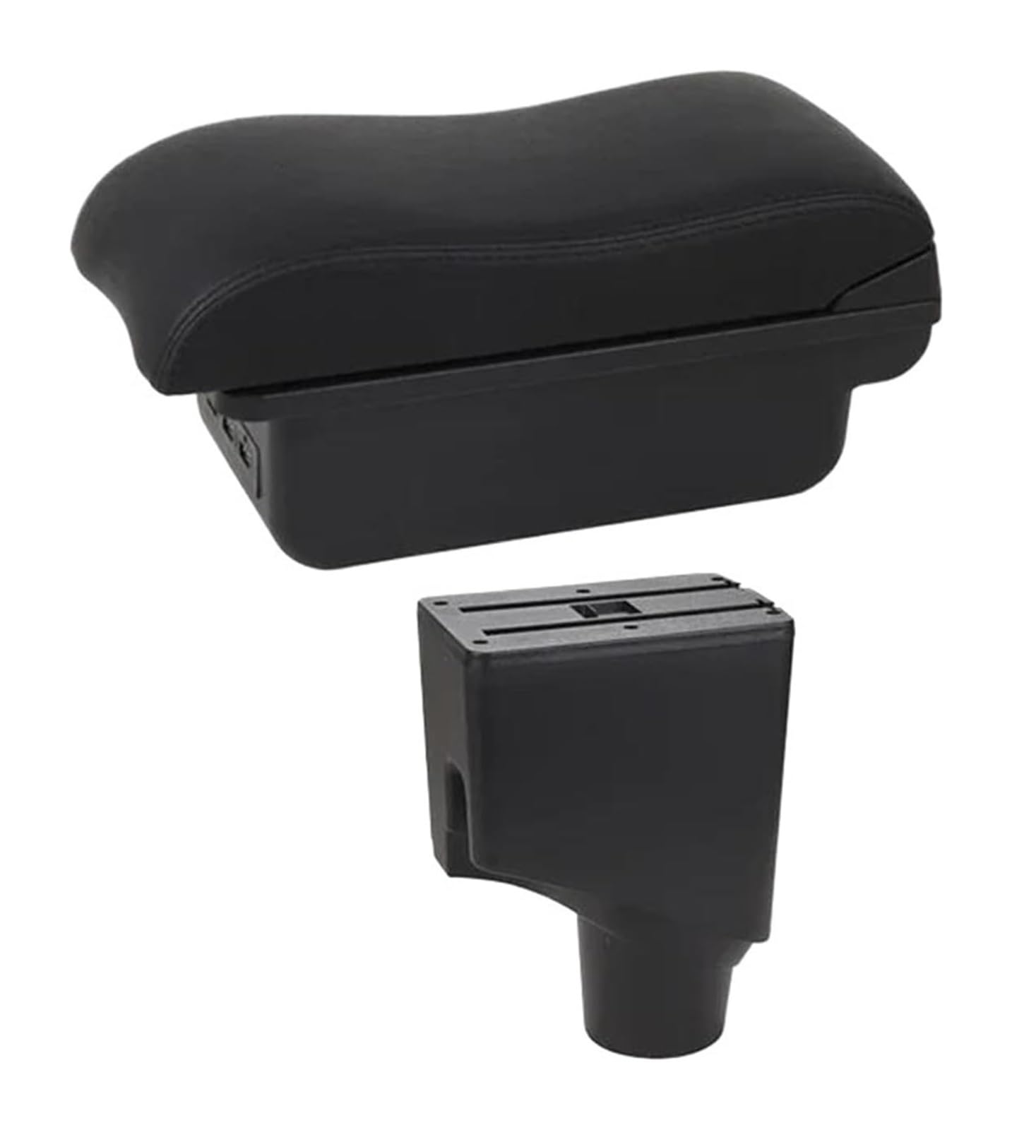 HCKCLMBMZW For Toyota For Yaris For Hybrid 2015-2021 Armrest Box Car Central Storage Modification USB Arm Rest Accessory Car Armrest Center Console(C2 Black Line)