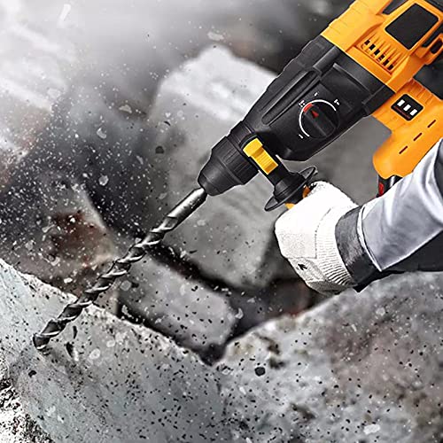 DUSIQ Rotationshammerbohrer 3 In 1 Ladehammer 4000 Mah Einfach Zu Bedienen, 18v Schnurloser Abbruchhammer, Mit… – Bild 8
