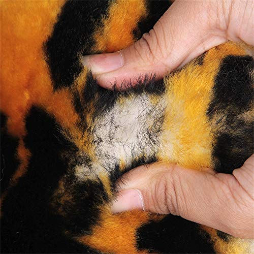 Tapete de piel de oveja Australia estilo tigre 2.5x3.3 ft miniatura 5