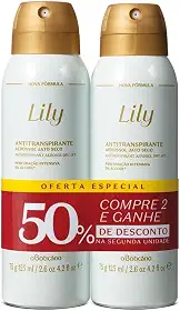 Kit Desodorante Antitranspirante Lily (2 unidades)
