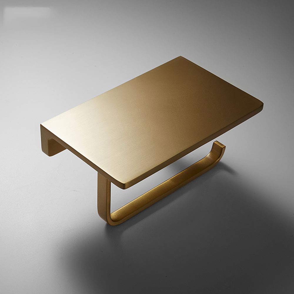 Toilettenpapierhalter Aus Messing Nordic Feste Toiletten Tray Für Badezimmer Schlafzimmer Gold Aufgetragener,Lightandthin*freepunching