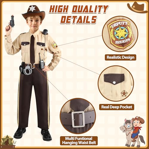 Disfraz de policía para niños con accesorios miniatura 4