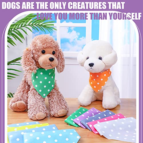 20 Pieces Dog Bandana Dog Bandanna Point Adjustable And Washable Dog Triangle Scarf Dog Kerchiefs Dog Bib Accessories For Small To Medium Dog Puppy Cat (Polka Dots) #TOP2