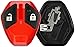 KeylessOption Keyless Entry Remote Uncut Blank Car Key Blade Fob Case Shell Button Pad Outer Cover Repair