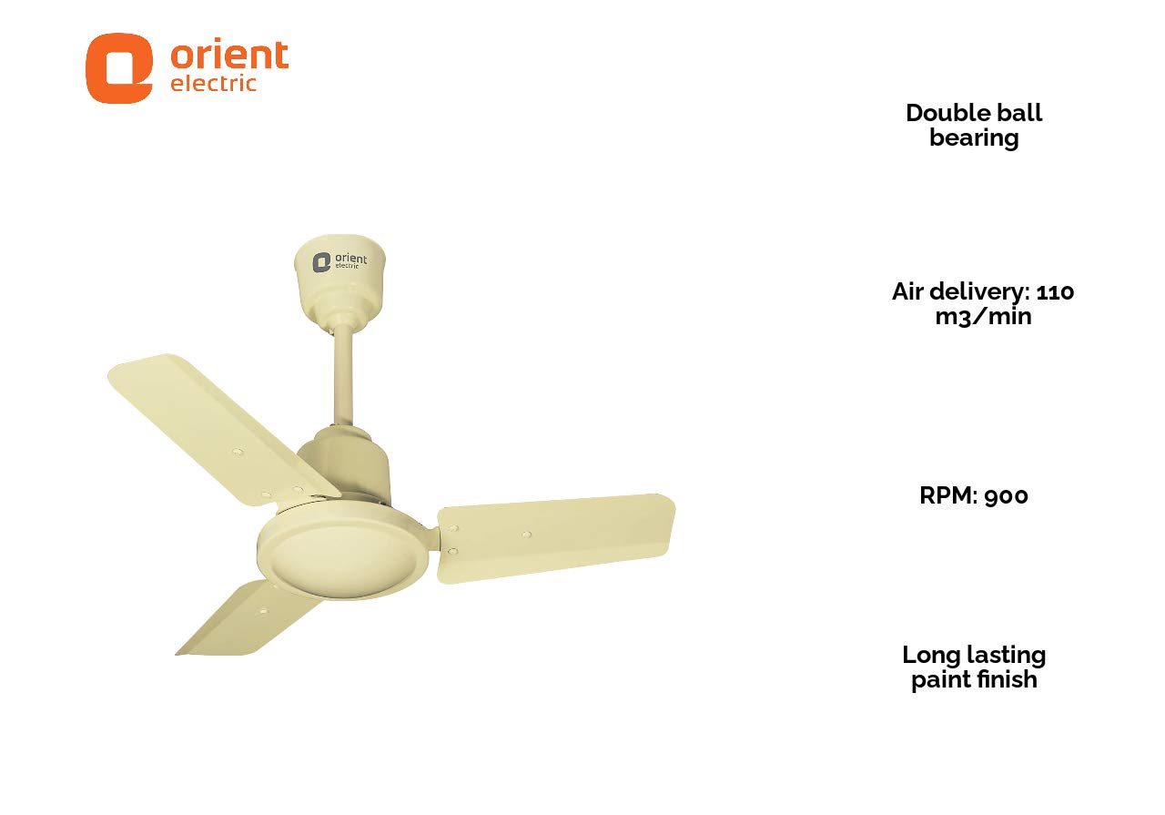 Orient New-Air Ceiling Fan - Ivory -2