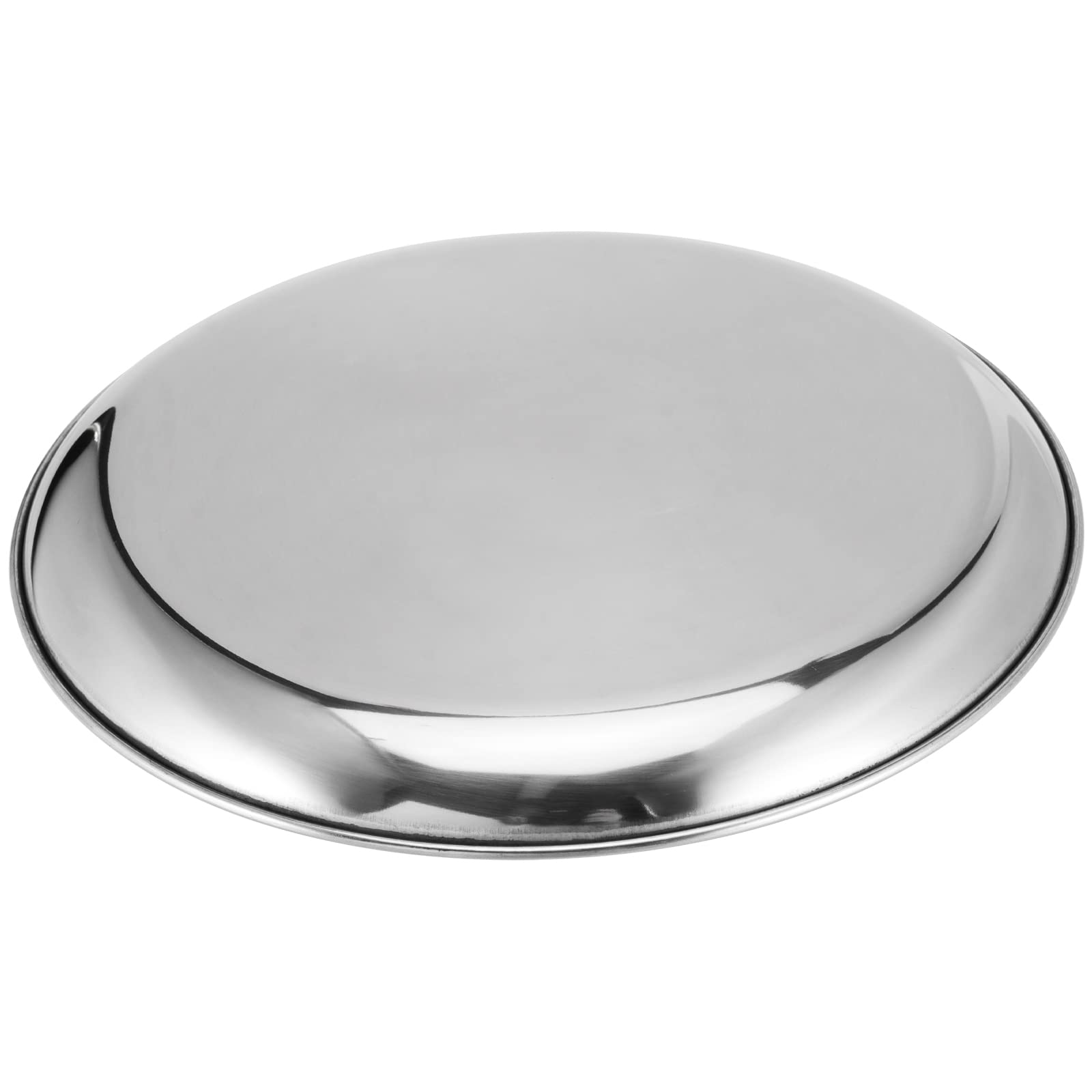 Stainless Steel Dinner Plate – 30cm/11.8” Round Metal Plate For Kitchen, Camping, Picnic – Dishwasher Safe & Reusable - View #9