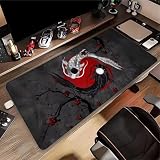 GOOFEI Tappetino Mouse XXL Gaming Pesci Yin Yang, 700 x 300 x 2mm Tappetino Scrivania Grande con Base Antiscivolo e Bordi Cuciti per Tastiera, Laptop e Computer