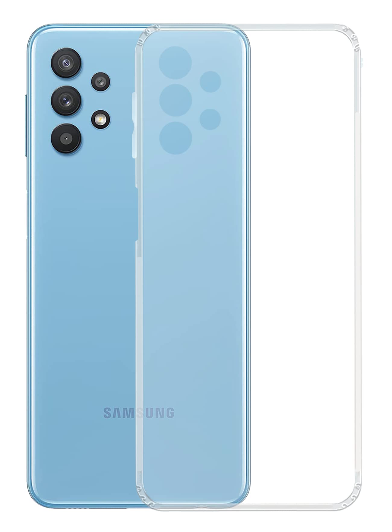 YOFO Back Cover for Samsung Galaxy M32 (5G) (Flexible|Silicone|Transparent|Camera Protection) (B0B2P8ZMFS) Amazon Price History, Amazon Price Tracker