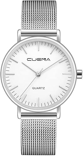 Wrist Watch for Women, Business Style Quartz Analog Women's Watch with Stainless Steel Strap