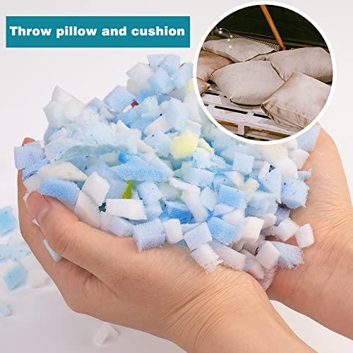 image for ZXIIXZ Bean Bag Filler Foam, 1350g/47.6oz Shredded Memory Foam Filling