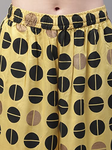 Image of Pistaa's Women's Regular Fit High Rise Palazzo