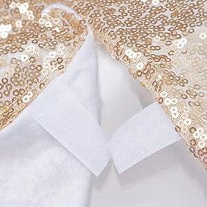 Yookat 1 Pack Christmas Tree Skirt 24 Inches Round Sequence Tree Skirts Sparkle Tree Mats Champagne Gold Christmas Tree Skirt for Christmas Tree Decorations Yookat 1 Pack Christmas Tree Skirt 24 Inches Round Sequence Tree Skirts Sparkle Tree Mats Champagne Gold Christmas Tree Skirt for Christmas Tree Decorations
