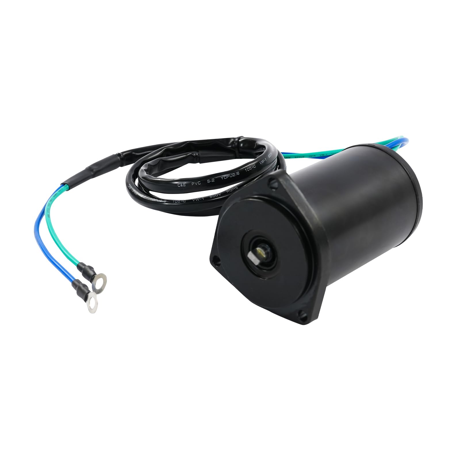 Powertrimm - Motore da 12 V, 200 W, per Yamaha 40-50 CV, in rame, su misura | Robusto motore basculante da 12 V in ferro e rame per fuoribordo Yamaha. Include anello di tenuta per una tenuta perfetta.
