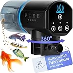 FISHNOSH Automatic Fish Feeder for Aquarium - New Generation 2025, Auto Food Dispenser with Timer for Small Tank, Big Aquariums & Pond, Model-ML