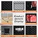 KASUE Upgraded 2 Person Sauna Box, Portable Infrared Sauna with 5-Layer Waterproof, 2 Steamers, 2 Folding Chair, 71”x 36”x 49” for Indoor, Outdoor, Gym, Spa, Carbon Black