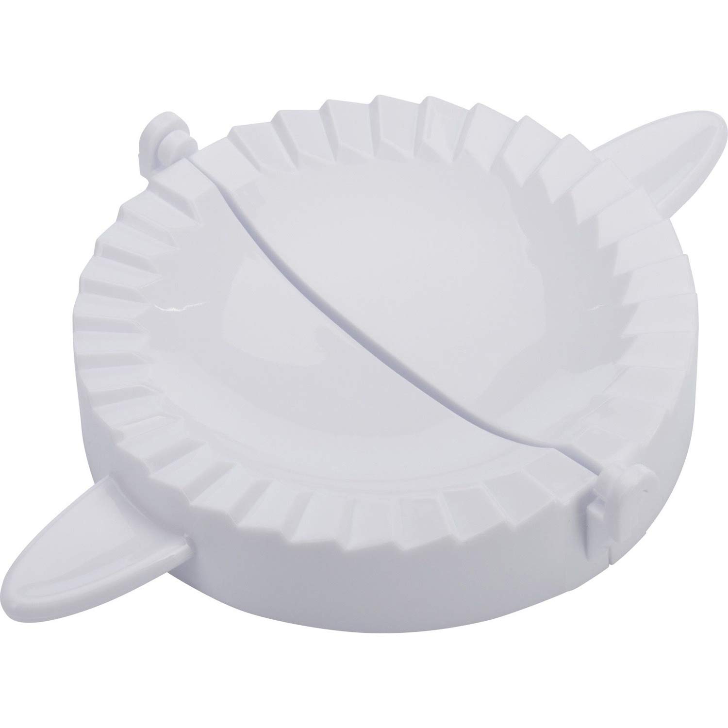 Westmark Set para hacer Raviolis/Empanadas, Cortador de 3 piezas, Ø 9,5/12/15,5 cm, Libro de recetas, Plástico, Blanco, 61342260