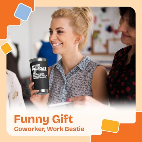 Image of NewEleven Coworker Gifts For Women, Men - Funny Best Friend Present For Work Bestie, Boss, Friends - Gift For Boss, Employer, Bestfriend Gag Gift From Colleague, Friends - 20 Oz Tumbler