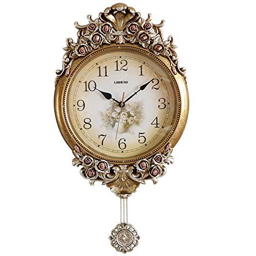 YL Uhr Wohnzimmer Wanduhr Nordischen Stil Glasspiegel Scannen Bewegung 2 AA Batterien Home Office Hotel Wanduhr 20 Zoll Precision