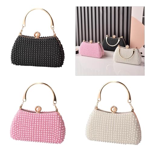 Sac de soirée antichoc avec perles et chaîne pour vos fêtes - 2