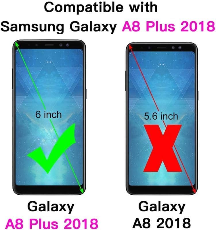 Image of COVERBLACK Soft Rubber Silicon Clear Back Cover Compatible Model for Samsung Galaxy A8 Plus (2018) - Transparent