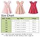 Ugitopi Baby Mädchen Flatterärmel Baumwolle-Leinen Kleid Elastische Taille Schleife Kinder Freizeitkleider (Solid Caramel,130)