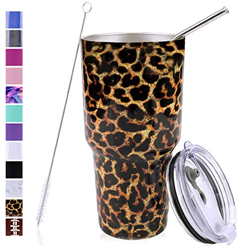 PUTING Stainless Steel Double Wall Vacuum Insulated Tumbler 30 oz For Home, Office