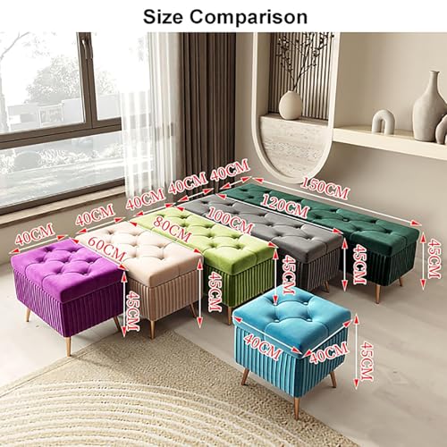 Banc ottoman de rangement pour ranger vos plaids et optimiser l'espace - 3