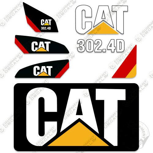 Caterpillar 302 4D Aufkleber Kit Mini Bagger Decals Equipment Decals caterpillar-302-4d-aufkleber-kit-mini-bagger-decals-equipment-decals