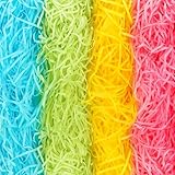 200g Füllmaterial, 4 Farben Blau Grün Gelb Rosa, Füllmaterial Geschenkbox, Verpackungsmaterial Für DIY Geschenkverpackung, Füllpapier Geschenk