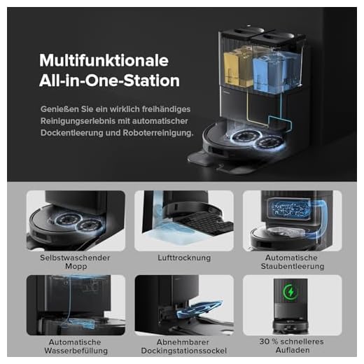 Roborock QV 35A Saugroboter mit Wischfunktion