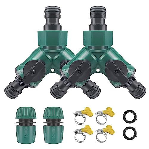 RoseFlower Garden Hose Splitter Y Way Heavy Duty