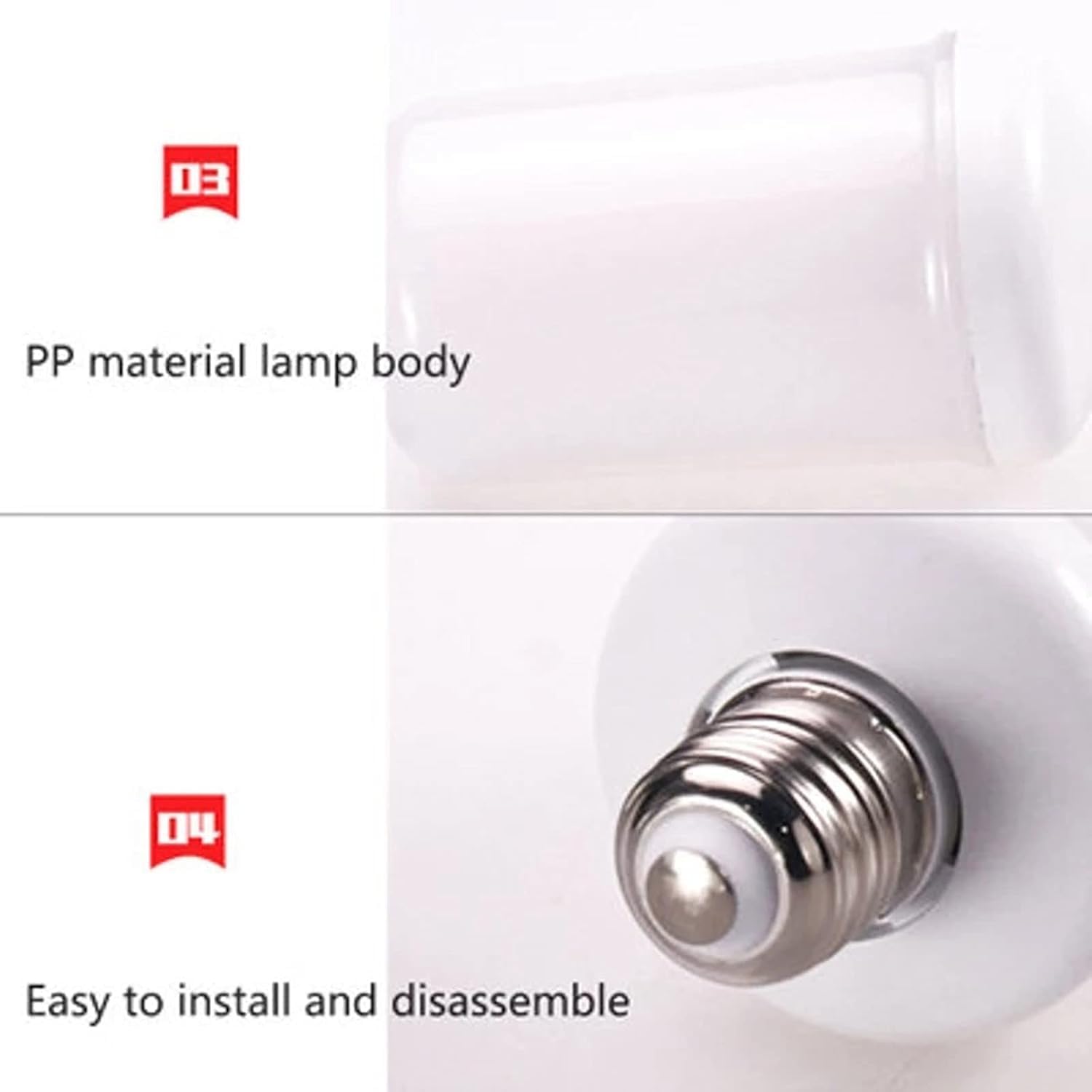 LED E27 Lampes à Flamme 15W 85-265V 4 Modes Ampoule LED Effet de Flamme Ampoule Scintillante Emion Feu Lumière (5 pièces), E14