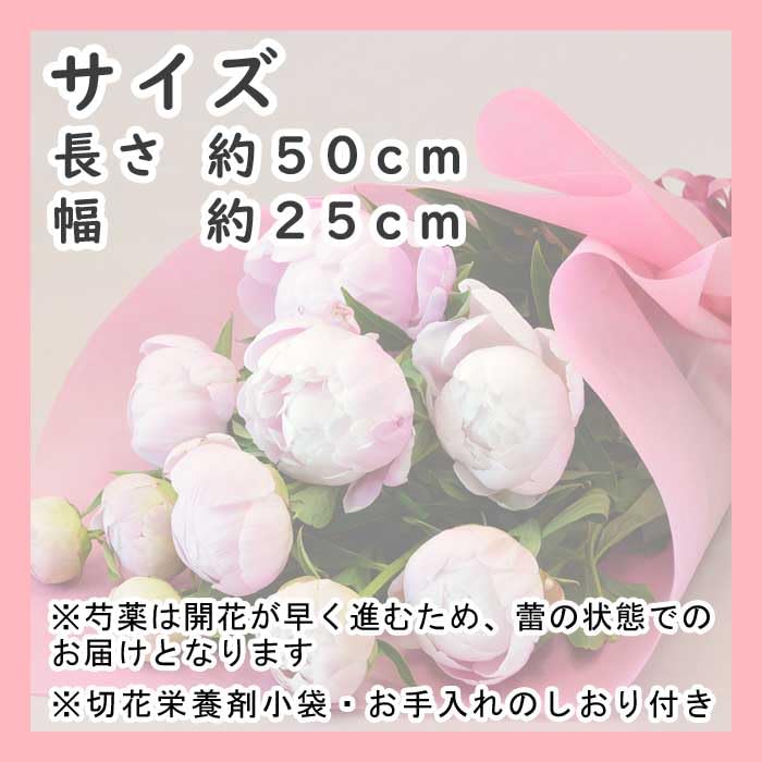 Amazon｜母の日 2026 プレゼント 【 芍薬 ブーケ 】 花束 ギフト
